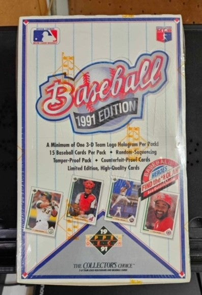 1991 Upper Deck Baseball Edition Collector's Choice Sealed Box