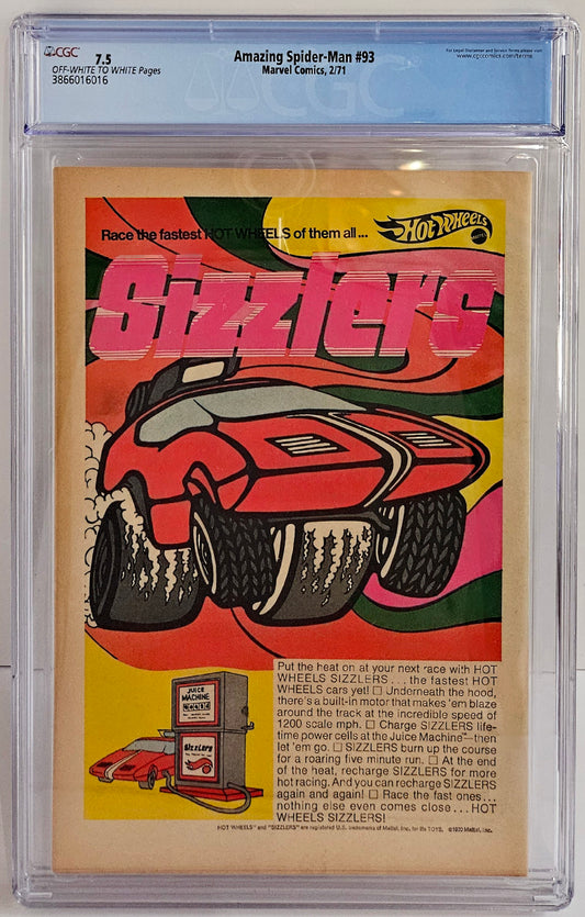 CGC 7.5 Amazing Spider-Man #93