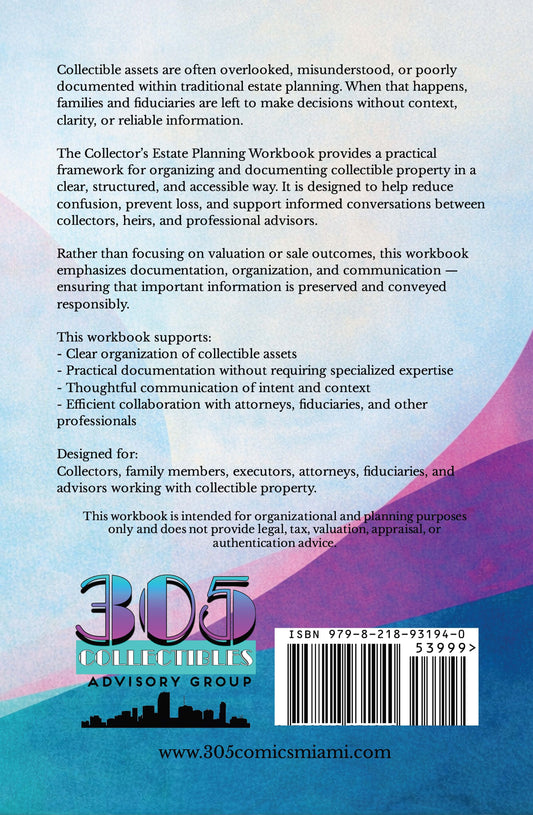 Collector's Estate Planning Workbook