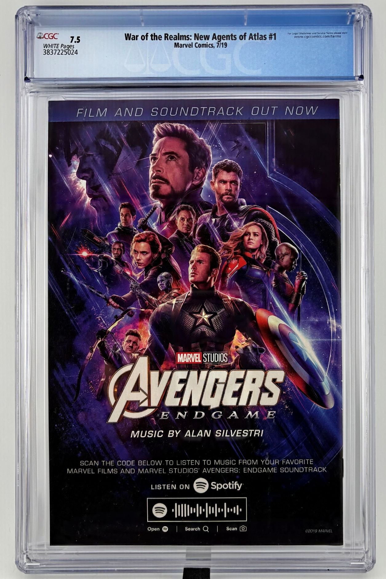CGC 7.5 War of the Realms: New Agents of Atlas #1