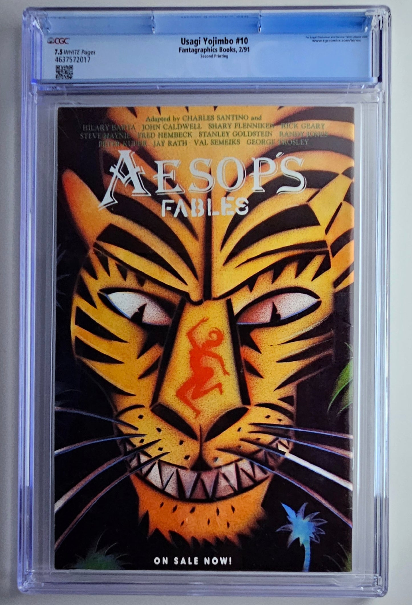 CGC 7.5 Usagi Yojimbo #10