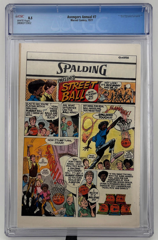 CGC 8.5 Avengers Annual #7