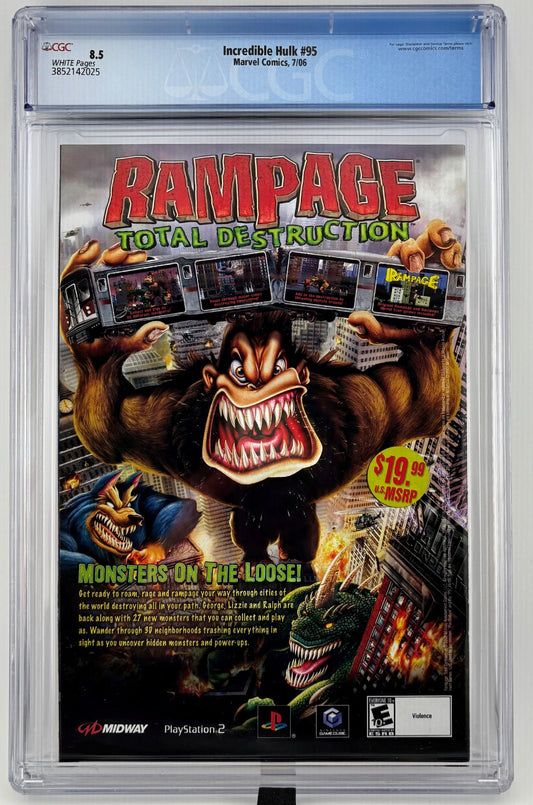 CGC 8.5 Incredible Hulk #95