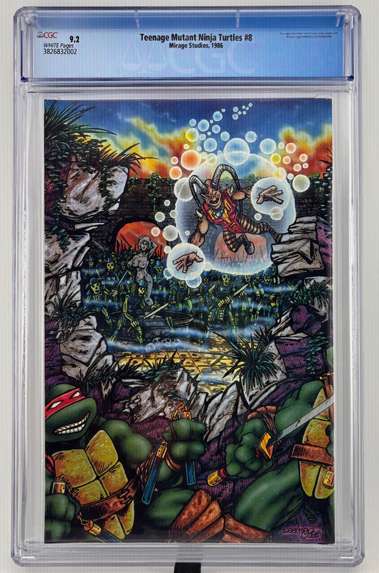 CGC 9.2 Teenage Mutant Ninja Turtles #8