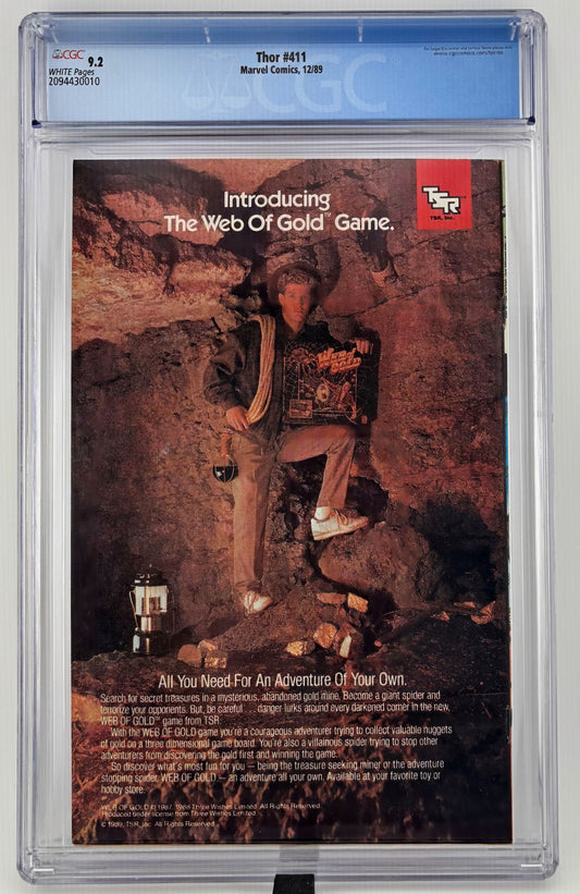 CGC 9.2 Thor #411