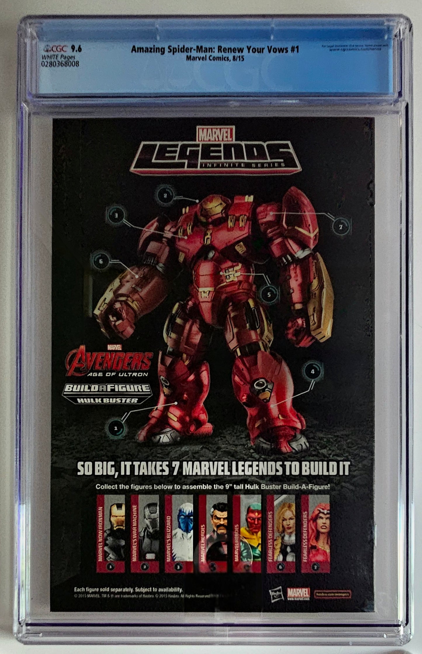 CGC 9.6 Amazing Spider-Man: Renew Your Vows #1