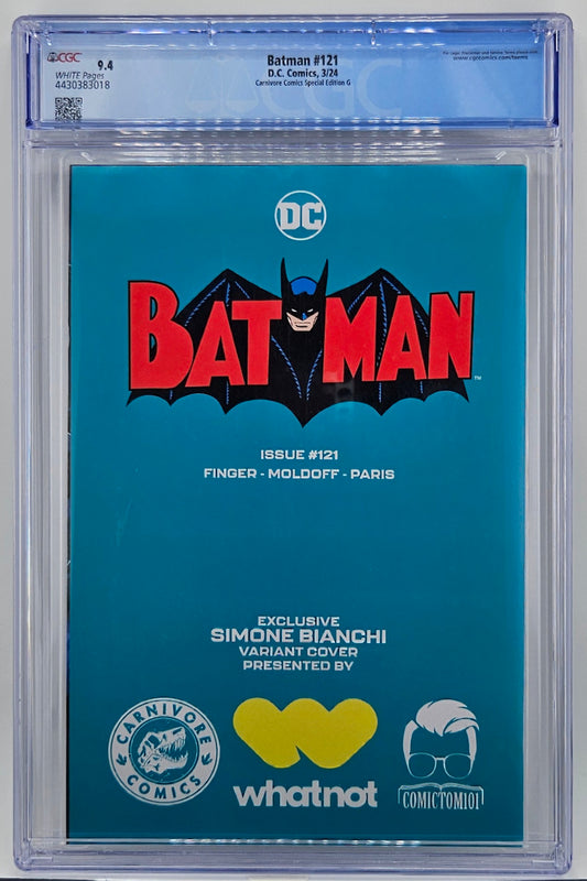CGC 9.4 Batman #121 Bianchi