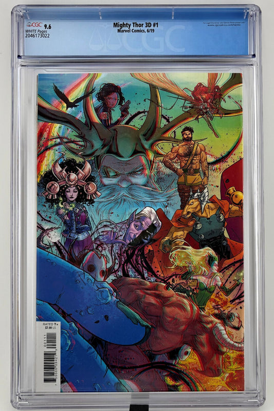 CGC 9.6 Mighty Thor 3D #1
