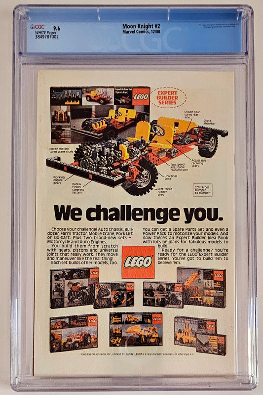 CGC 9.6 Moon Knight #2