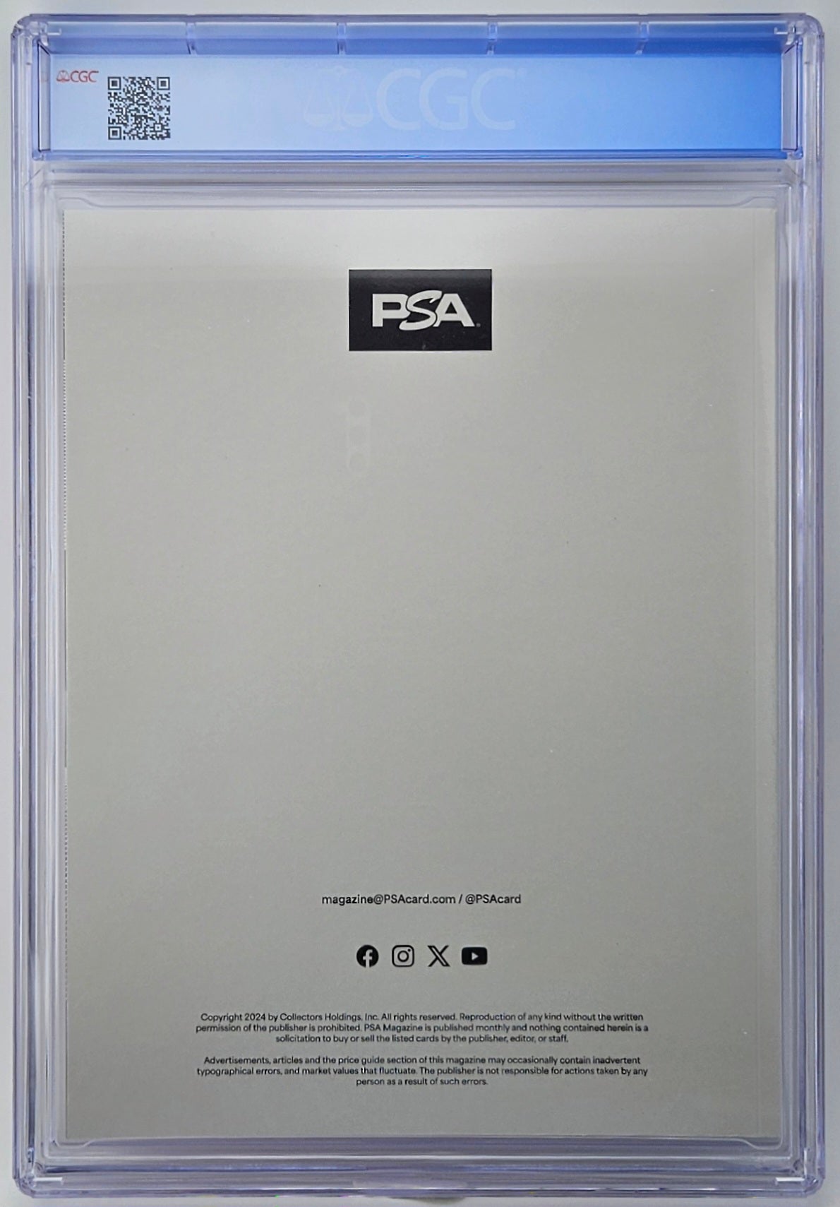 CGC 9.6 PSA Magazine #30