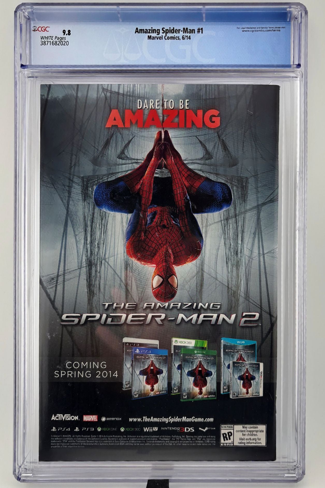 CGC 9.8 Amazing Spider-Man #1