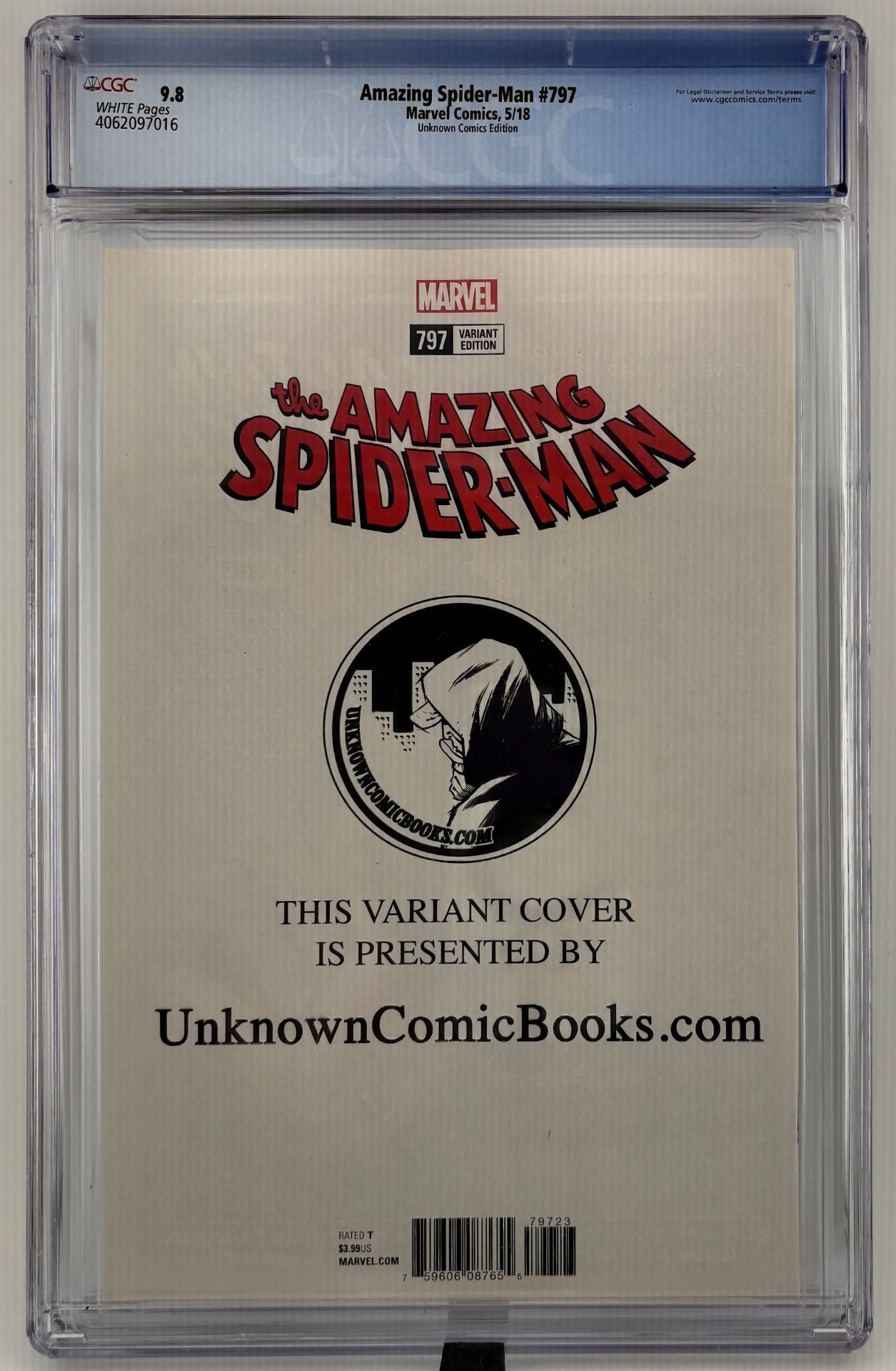 CGC 9.8 Amazing Spider-Man #797