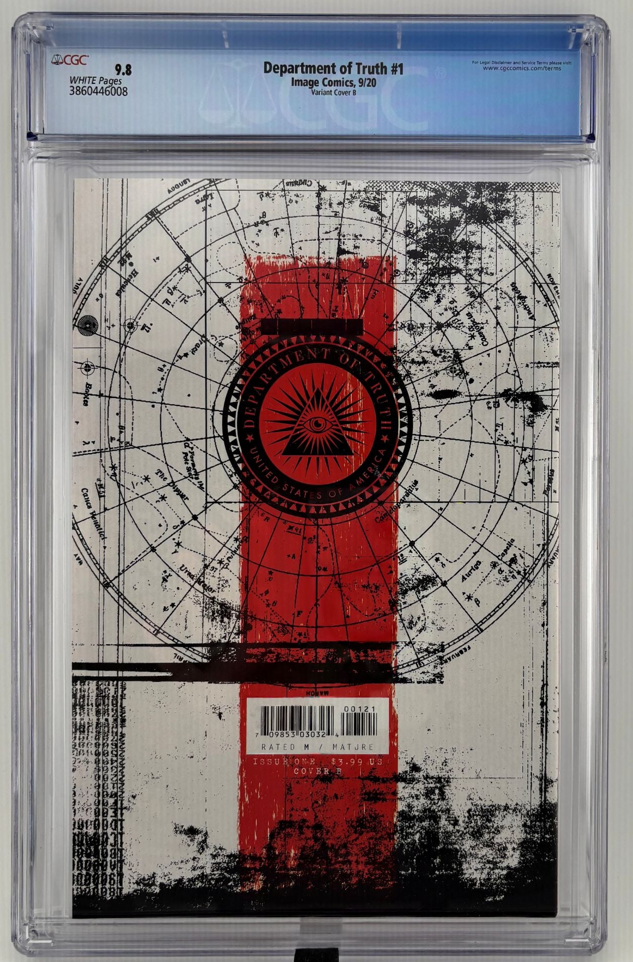 CGC 9.8 Department of Truth #1 - Cvr B