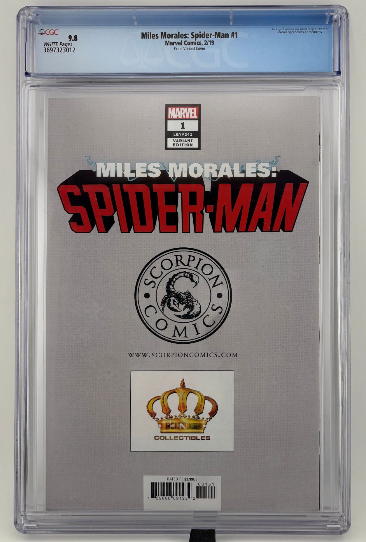 CGC 9.8 Miles Morales: Spider-Man #1