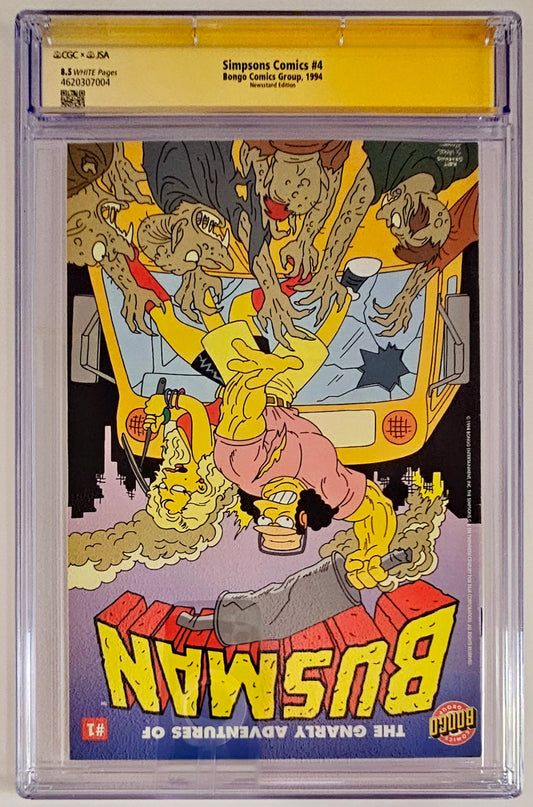 CGC SS 8.5 Simpsons Comics #4