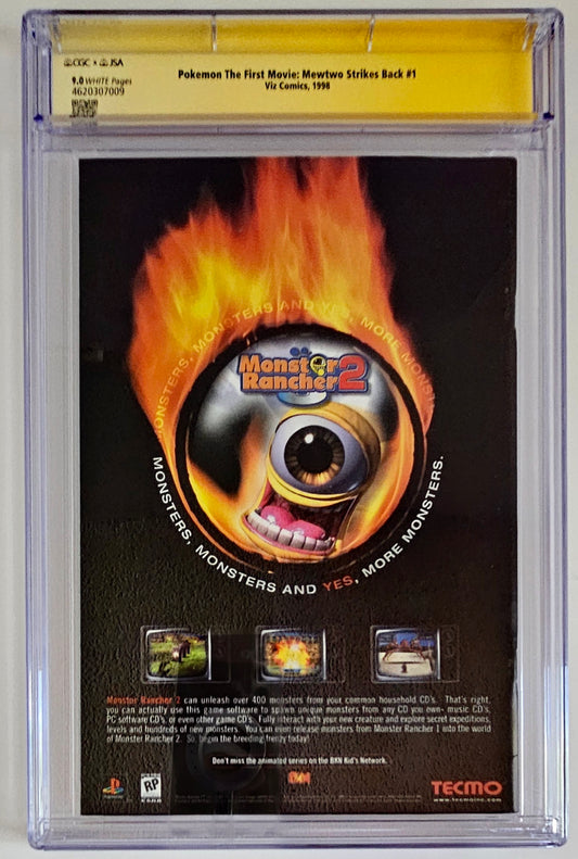 CGC SS 9.0 Pokemon the First Movie: Mewtwo Strikes Back #1