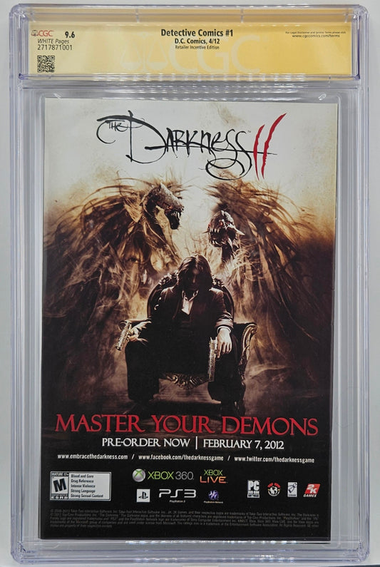 CGC SS 9.6 Detective Comics #1 2012 Daniel