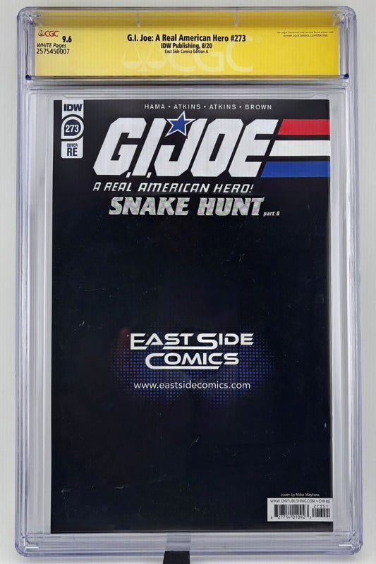 CGC SS 9.6 G.I. Joe: Real American Hero #273