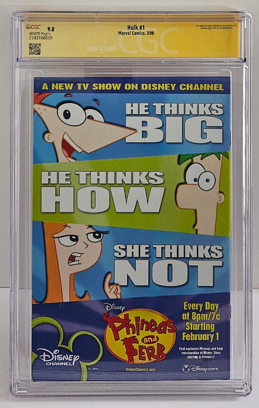 CGC SS 9.8 Hulk #1 - Loeb/McGuinness