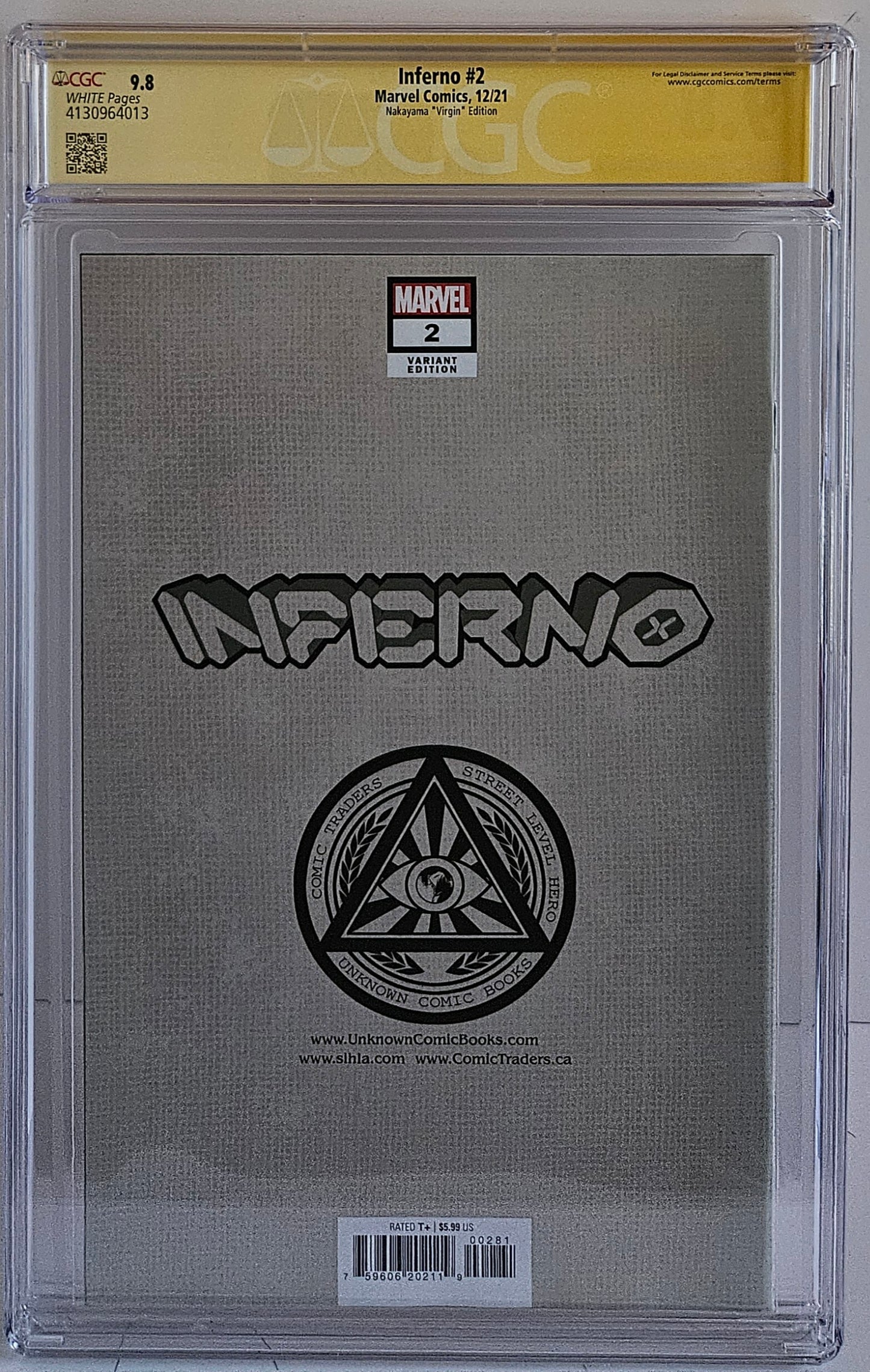 CGC SS 9.8 Inferno #2 Nakayama