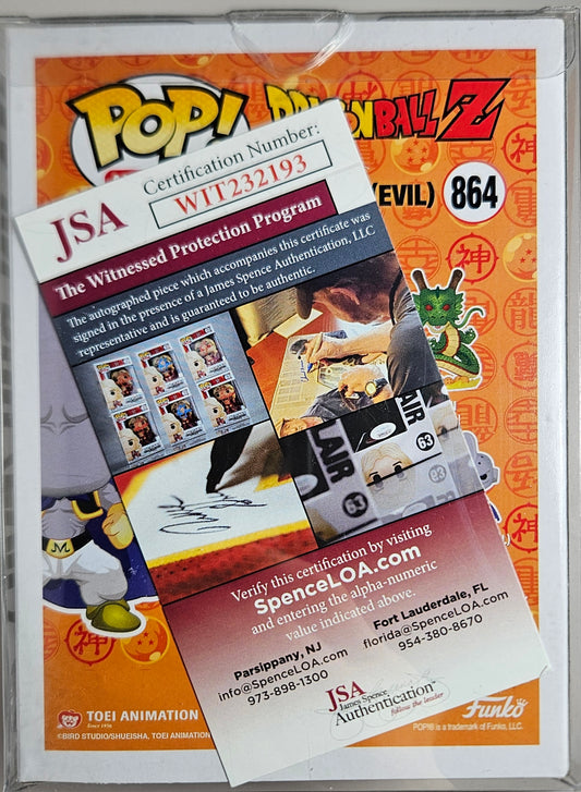 DragonBall Z - Majin Buu (Evil) #864 JSA Auto - Funko Pop!