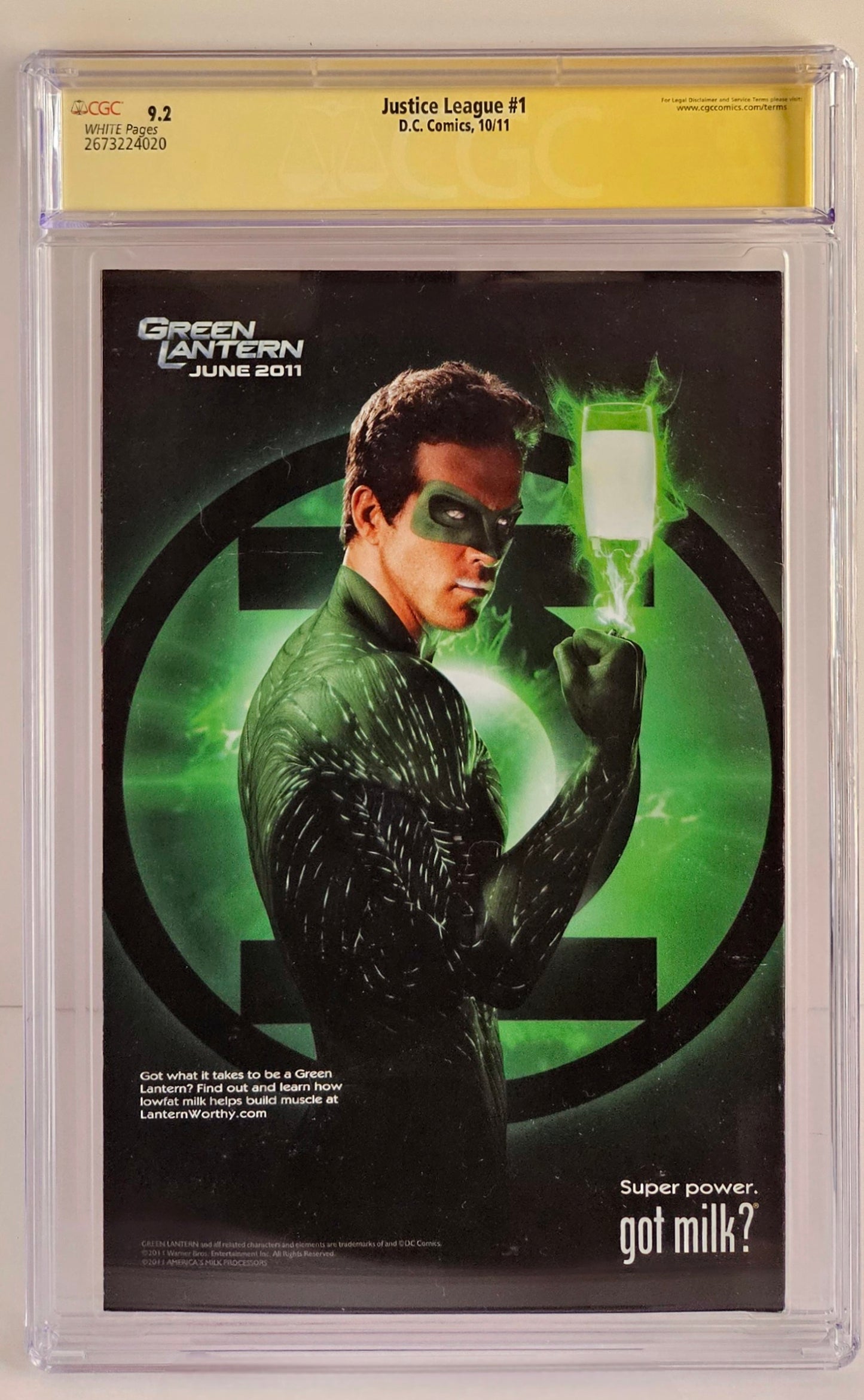 CGC SS 9.2 Justice League #1 Jim Lee