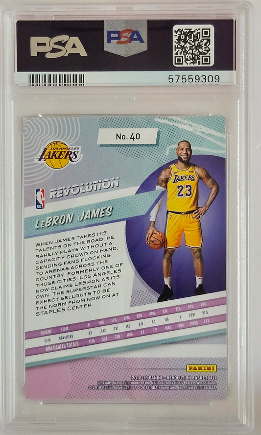 PSA 10 LeBron James #40 2018 Panini REV