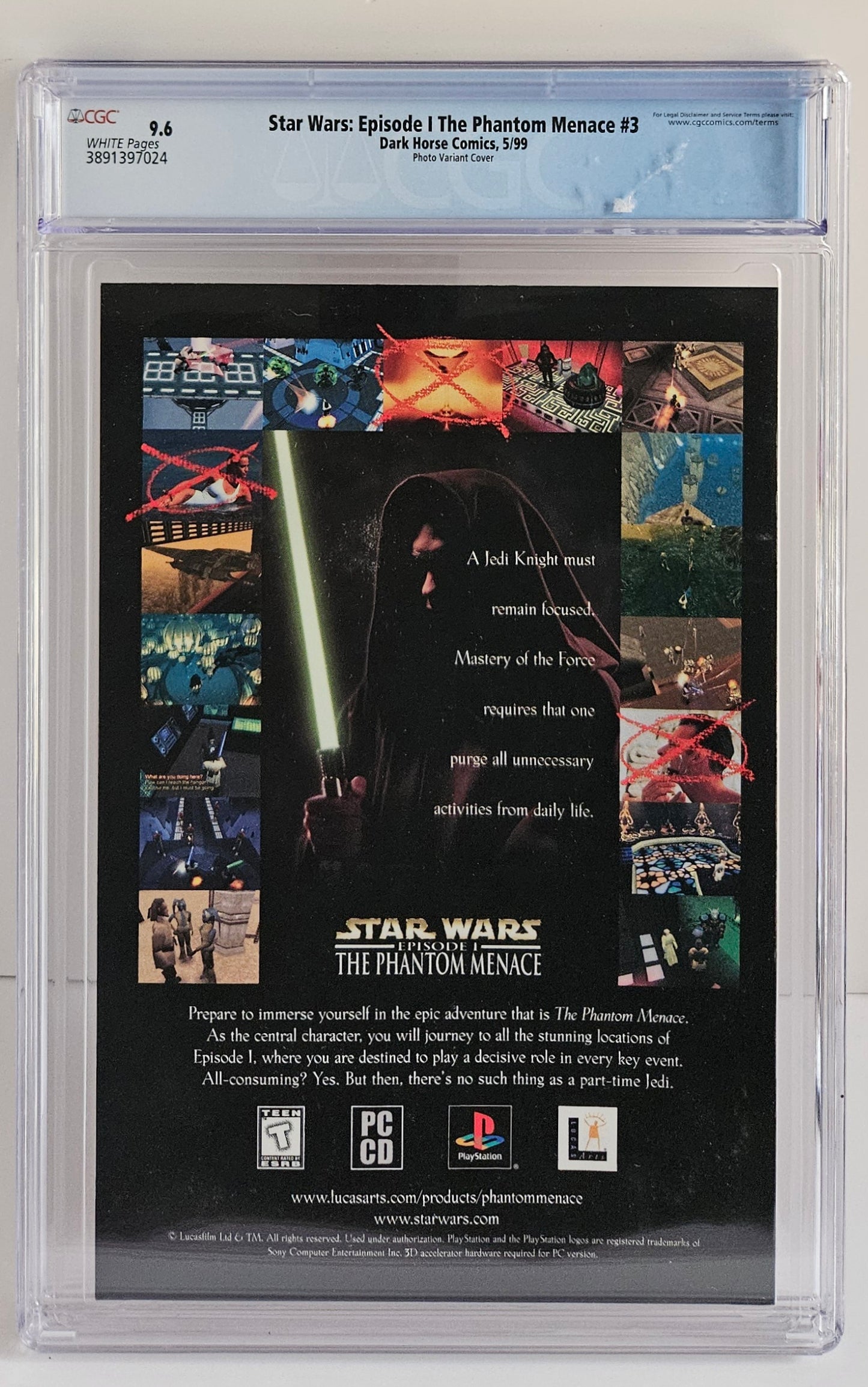 CGC 9.6 Star Wars: Episode I - The Phantom Menace #3
