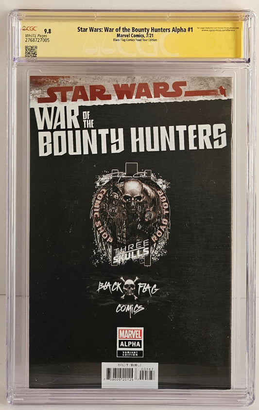 CGC SS 9.8 Star Wars: War of the Bounty Hunters Alpha #1