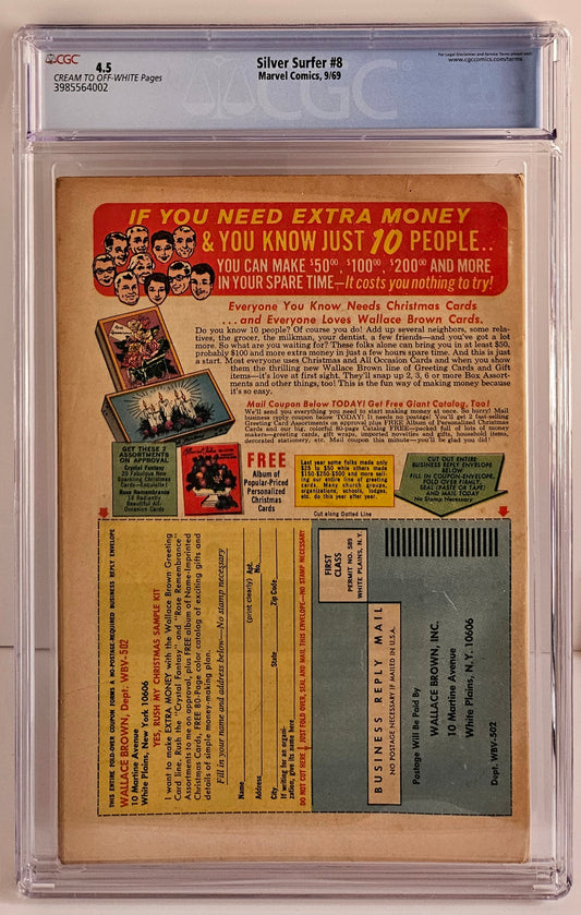 CGC 4.5 Silver Surfer #8