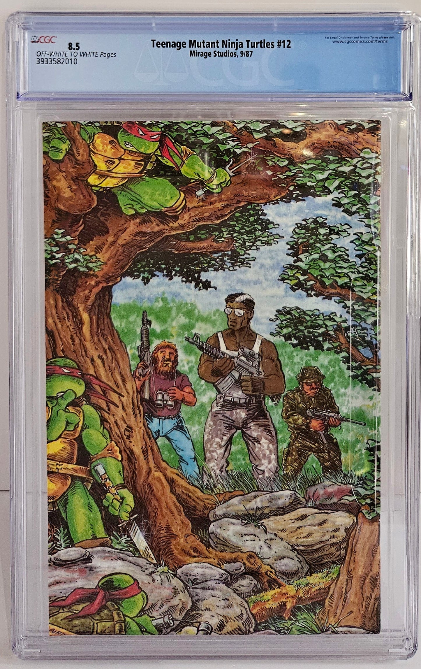 CGC 8.5 Teenage Mutant Ninja Turtles #12