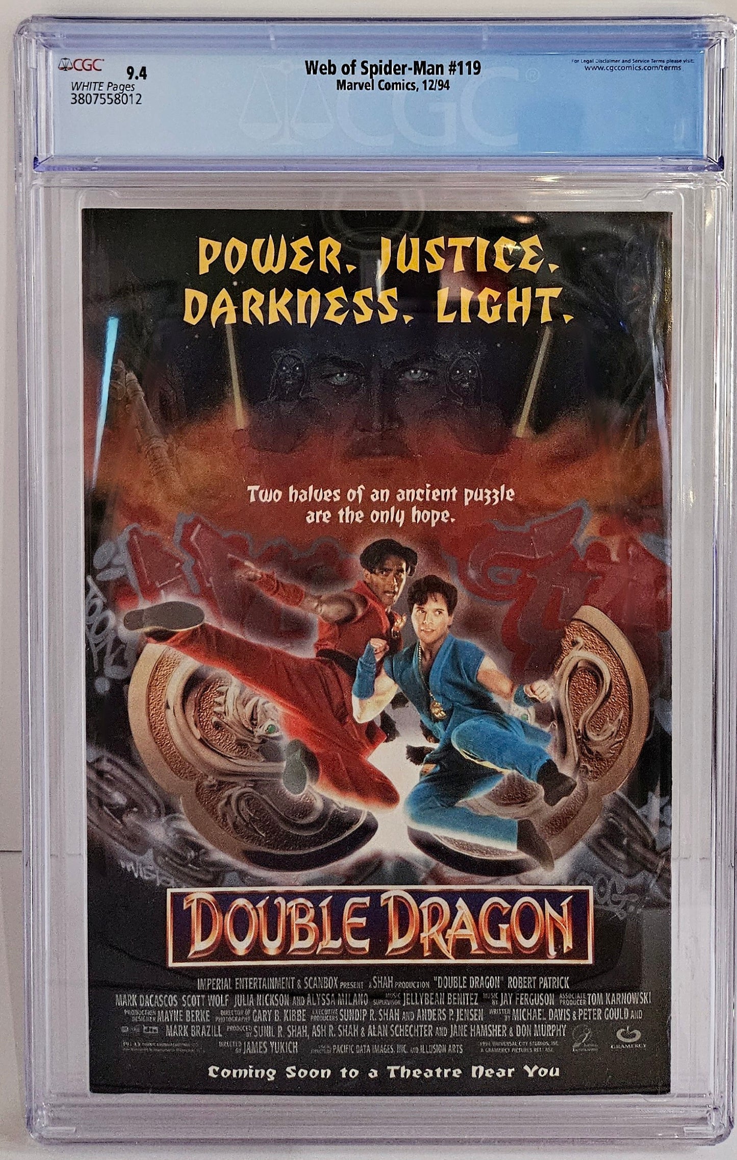 CGC 9.4 Web of Spider-Man #119