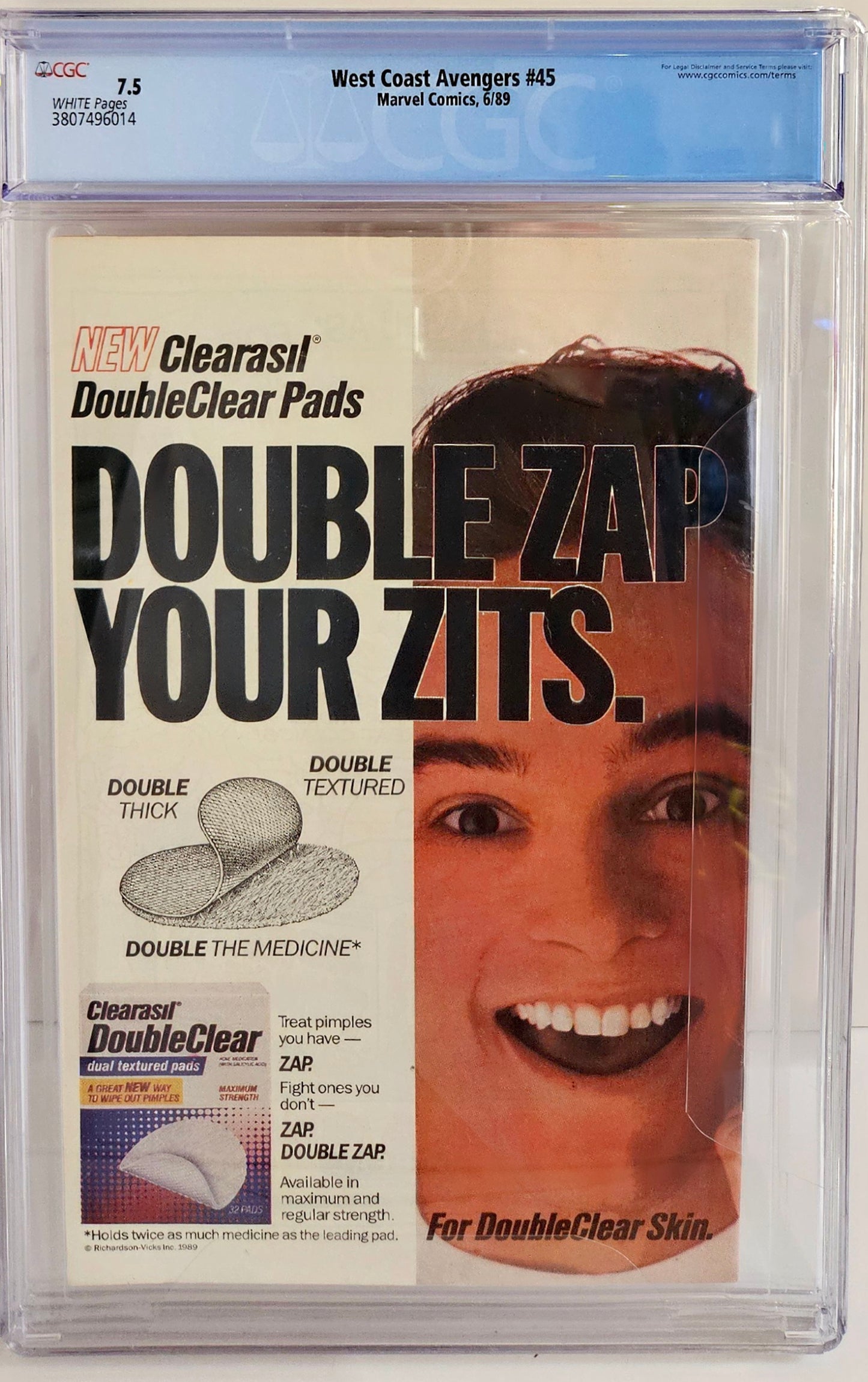 CGC 7.5 The West Coast Avengers #45