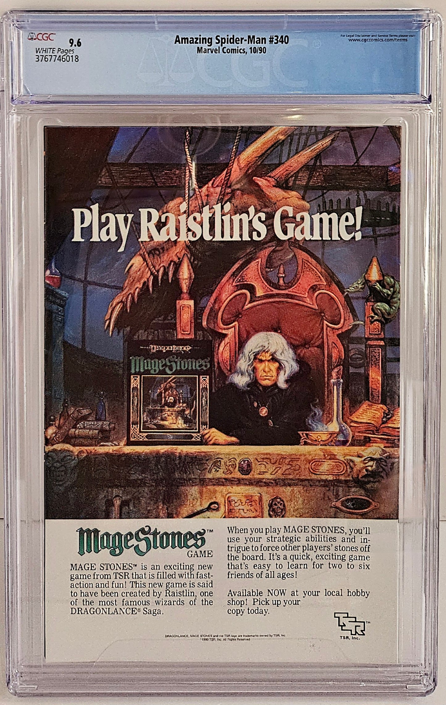 CGC 9.6 - Amazing Spider-Man #340