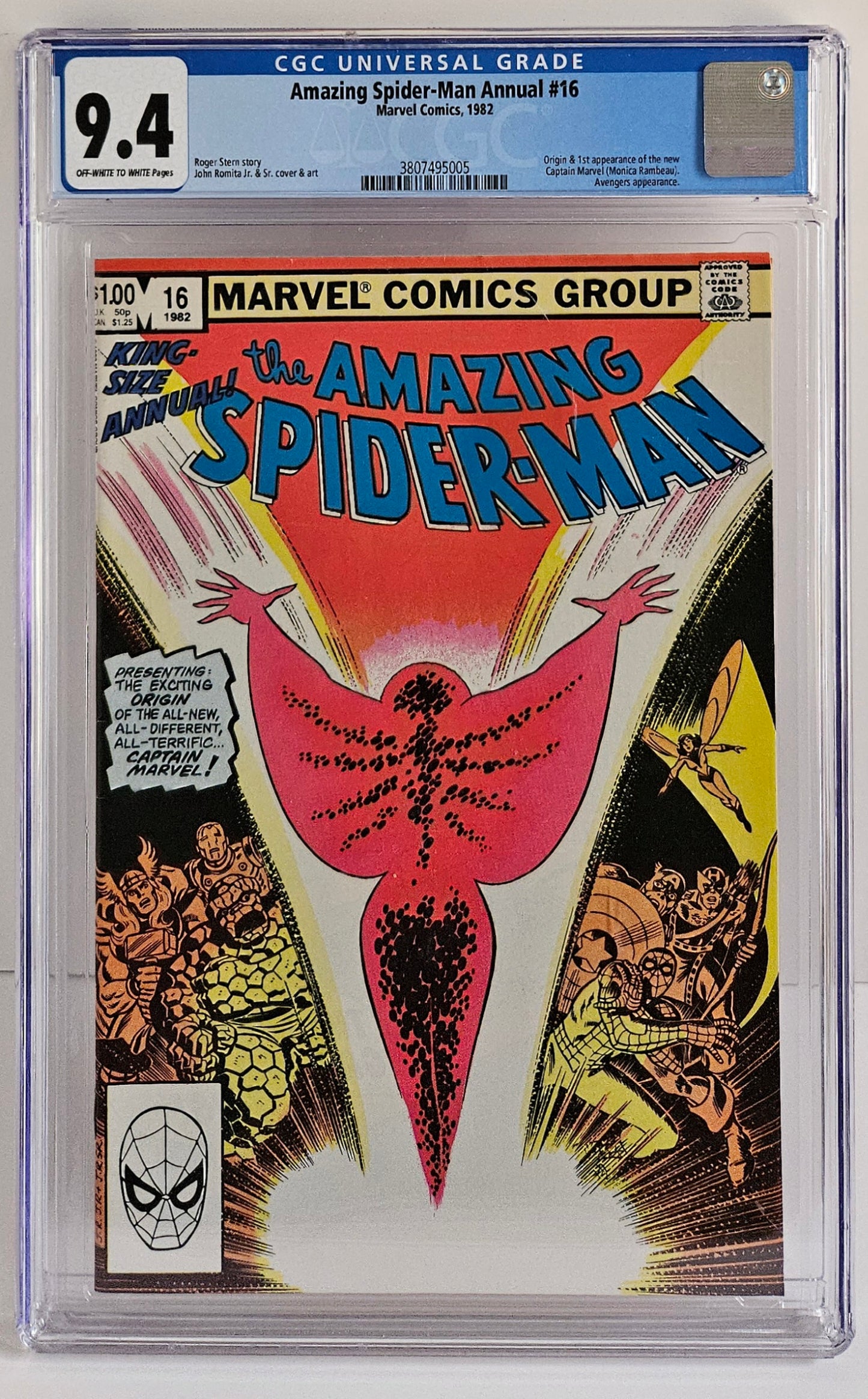 CGC 9.4 Amazing Spider-Man Annual #16