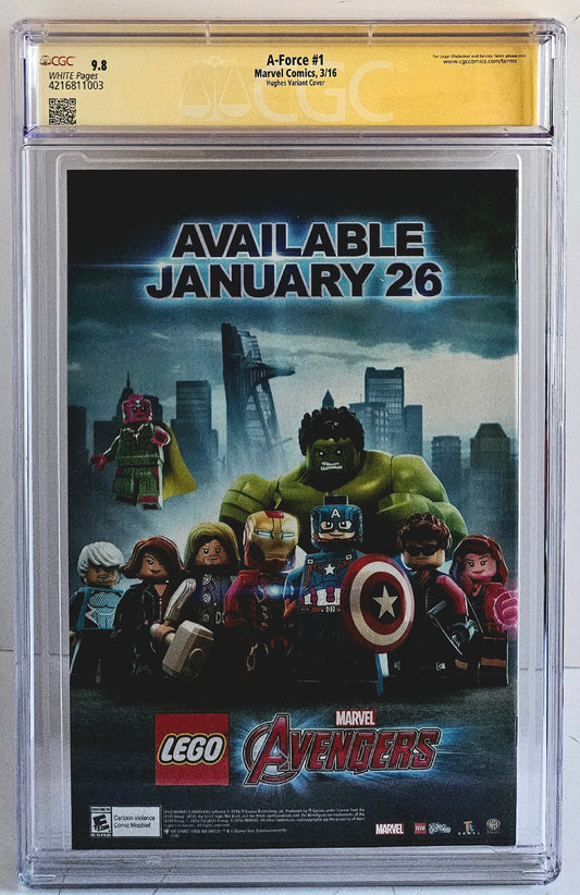 CGC SS 9.8 A-Force #1 Hughes
