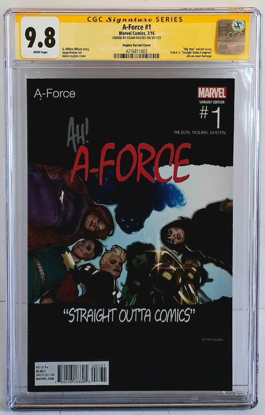 CGC SS 9.8 A-Force #1 Hughes