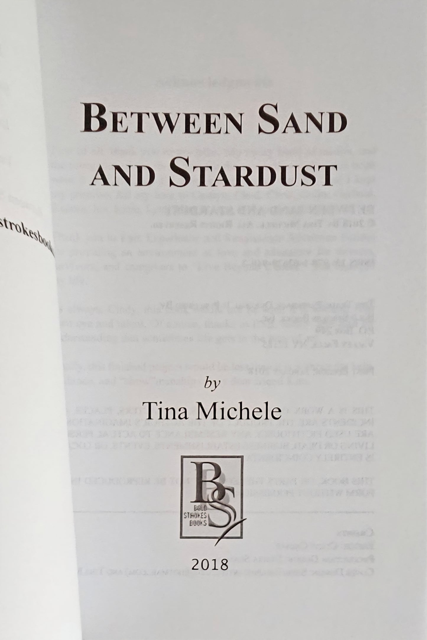 Between Sand and Stardust by Tina Michele