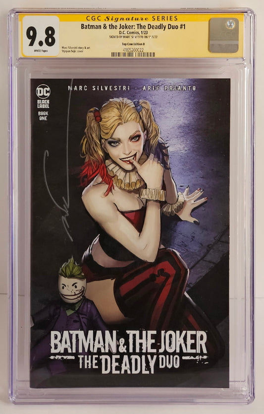 CGC SS 9.8 Batman & The Joker: The Deadly Duo #1 Silvestri