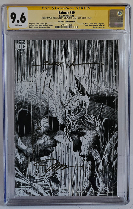 CGC SS 9.6 Batman #50 3x Signed