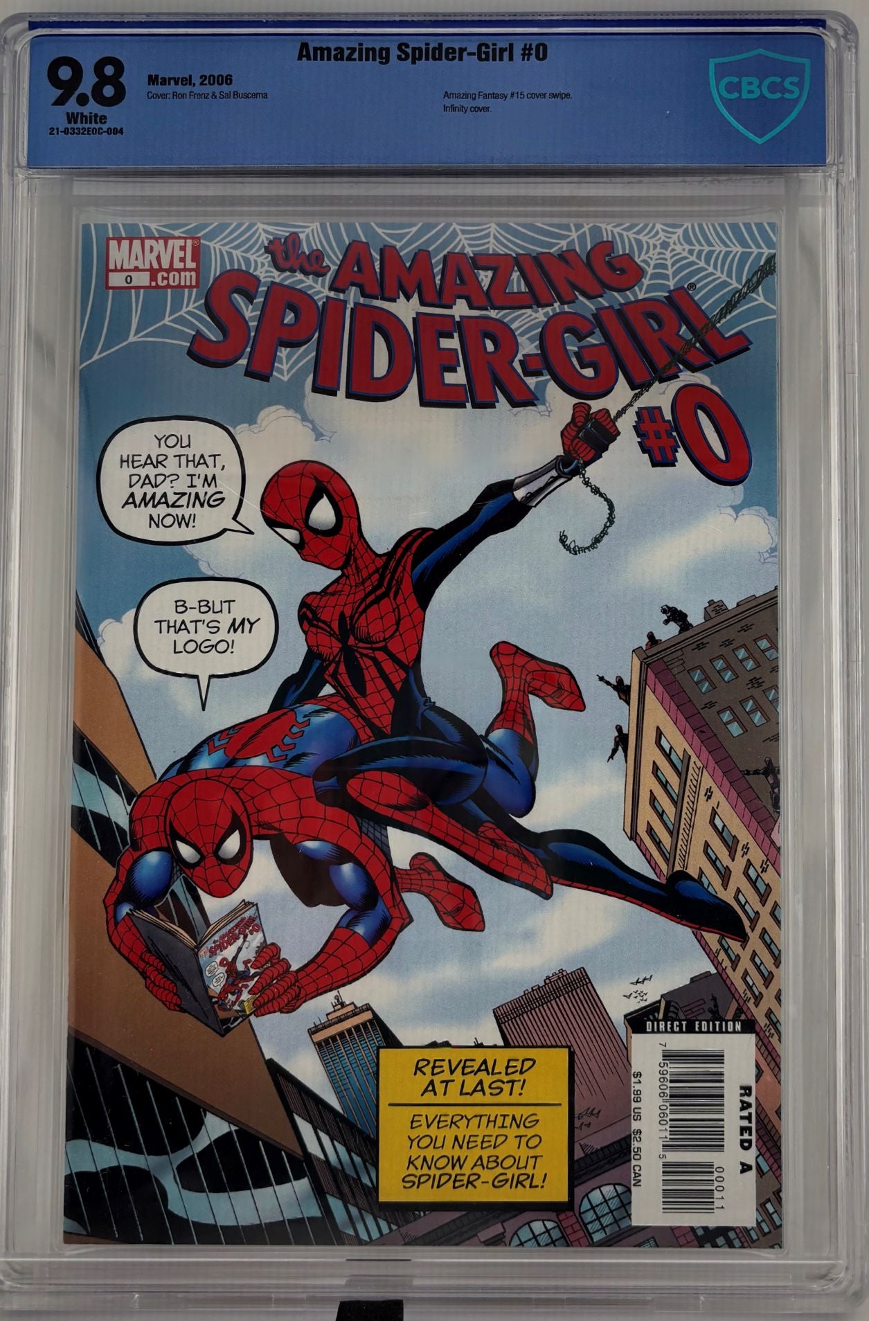 CBCS 9.8 Amazing Spider-Girl #0