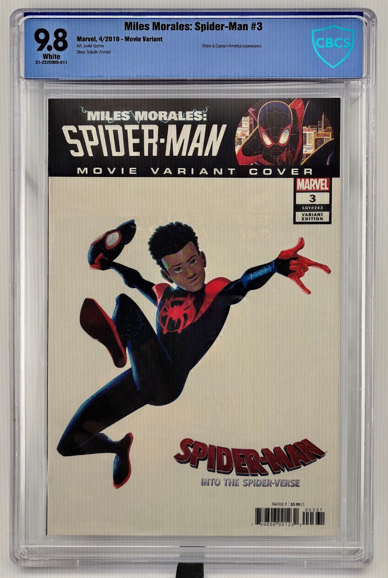 CBCS 9.8 Miles Morales: Spider-Man #3