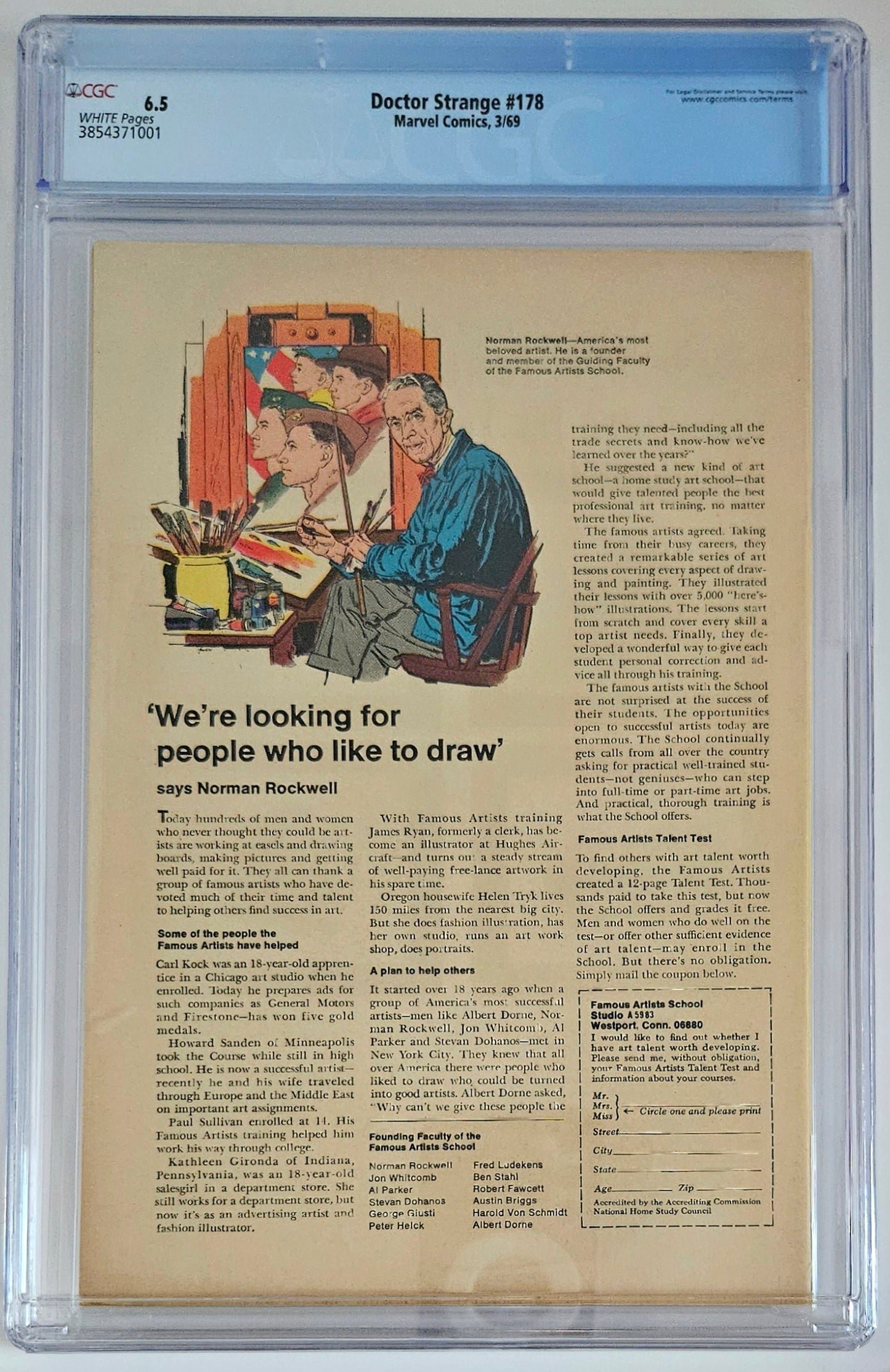 CGC 6.5 Doctor Strange #178