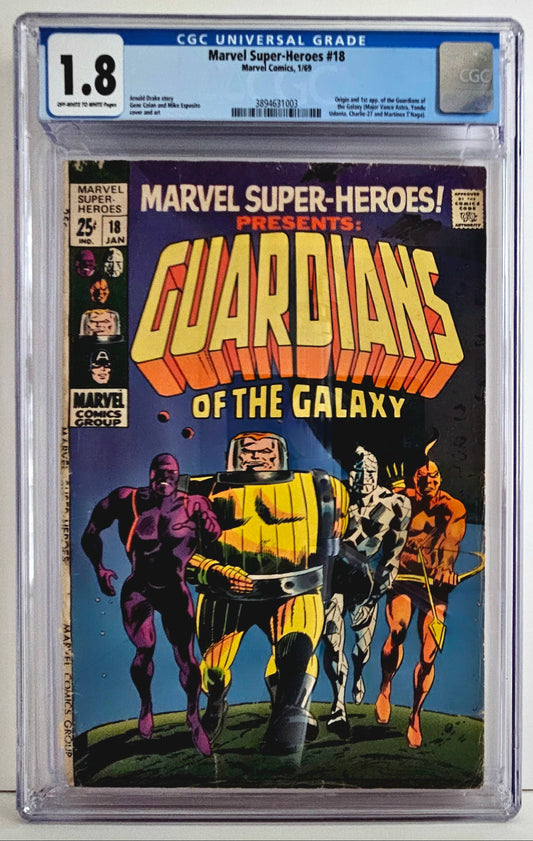 CGC 1.8 Marvel Super-Heroes #18