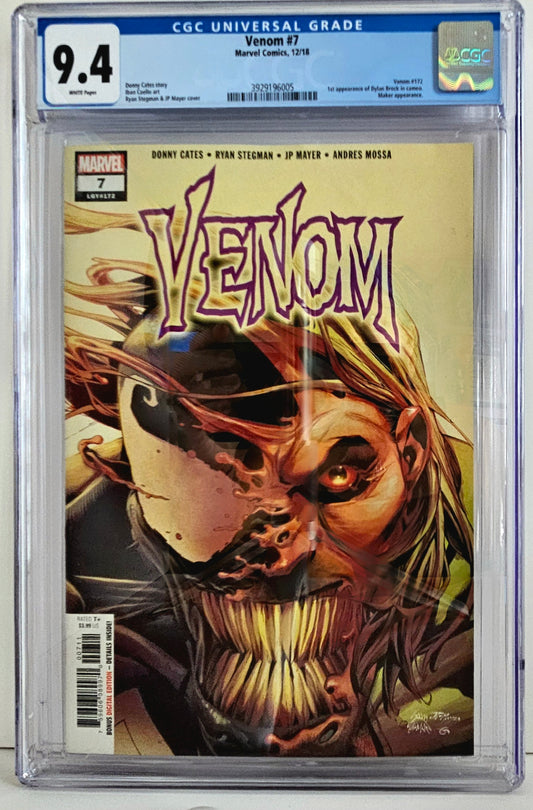 CGC 9.4 Venom #7