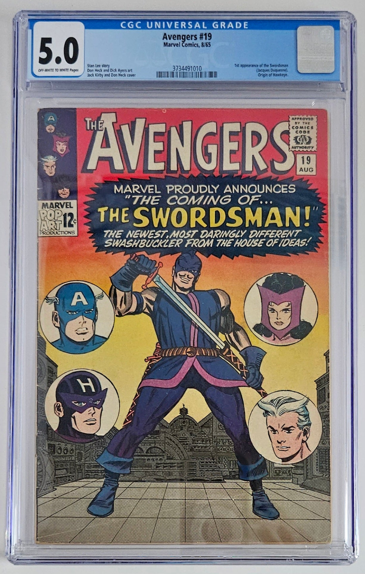CGC 5.0 Avengers #19
