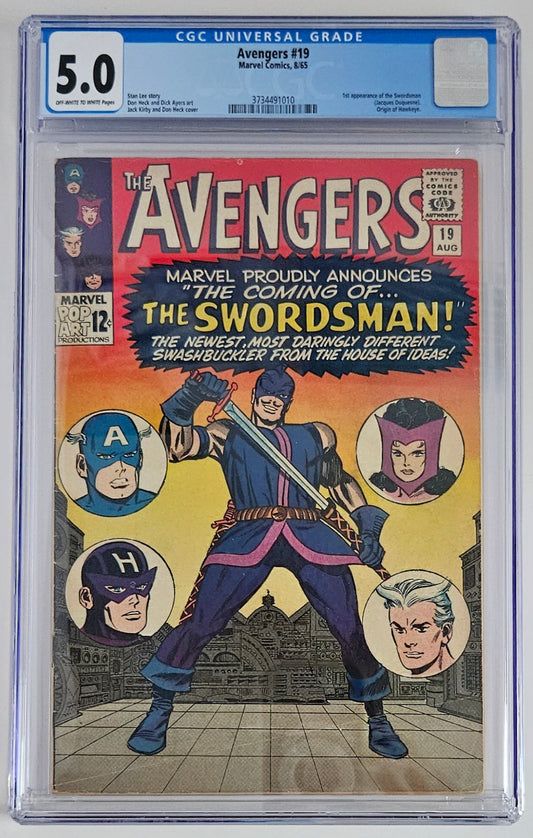 CGC 5.0 Avengers #19