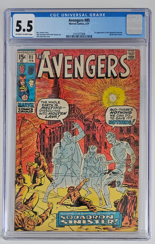 CGC 5.5 Avengers #85