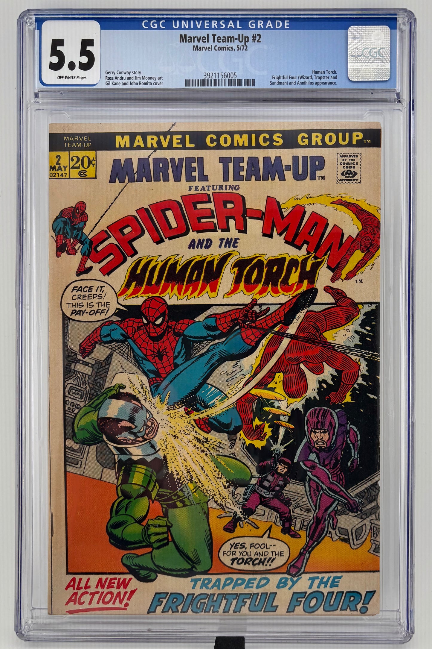 CGC 5.5 Marvel Team-Up #2