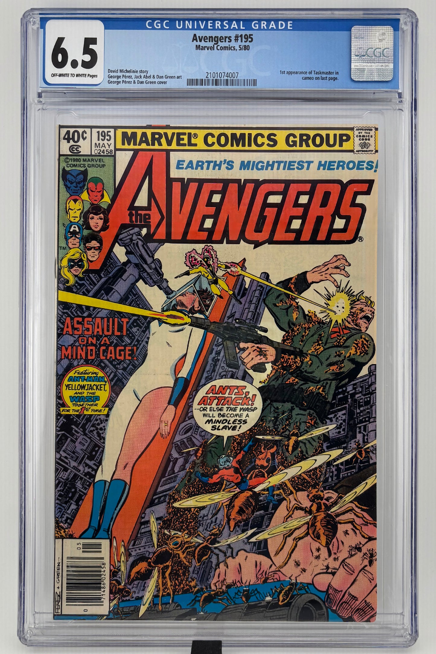 CGC 6.5 Avengers #195